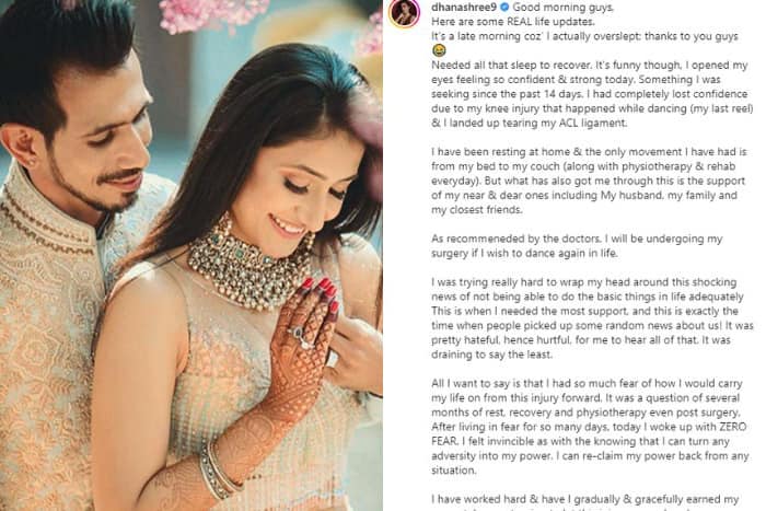 Dhanashree Opens Up On Divorce Rumours With Yuzvendra Chahal